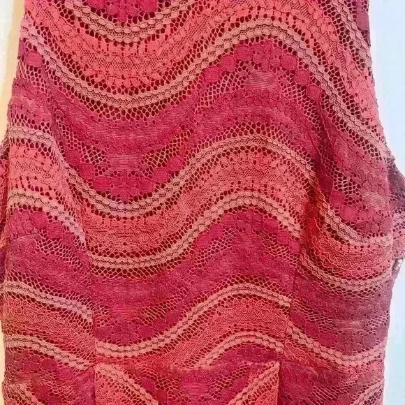 Francesca’s Sz M Orange  Halter Mini Dress Fit and Flare Cocktail - Picture 4 of 5